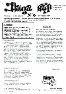 Couverture du numero 6
