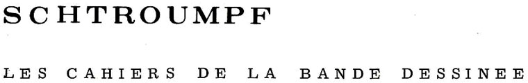 Les cahiers de la bande dessine