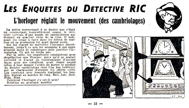 les enqutes du dtective Ric