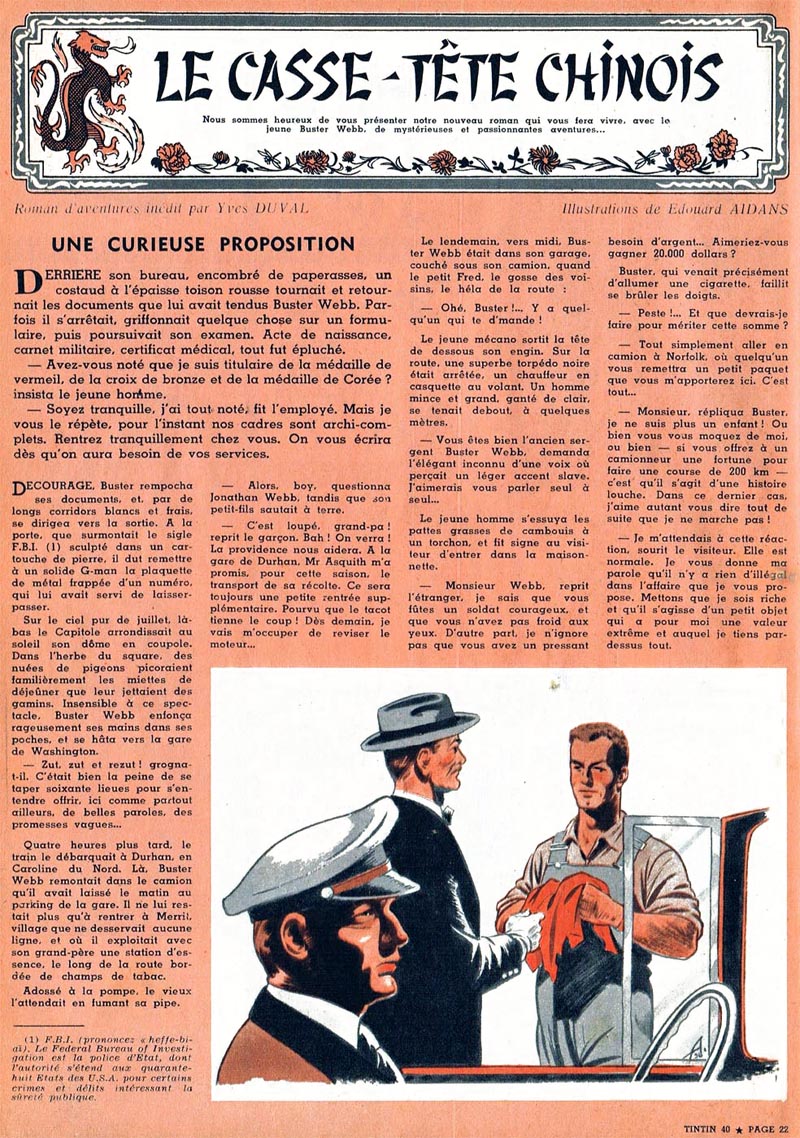 Le casse-tte chinois dans Tintin