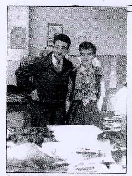 Tenas  gauche et Tibet  droite aux studios Disney en 1950