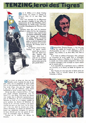 Tenzing, le roi des Tigres