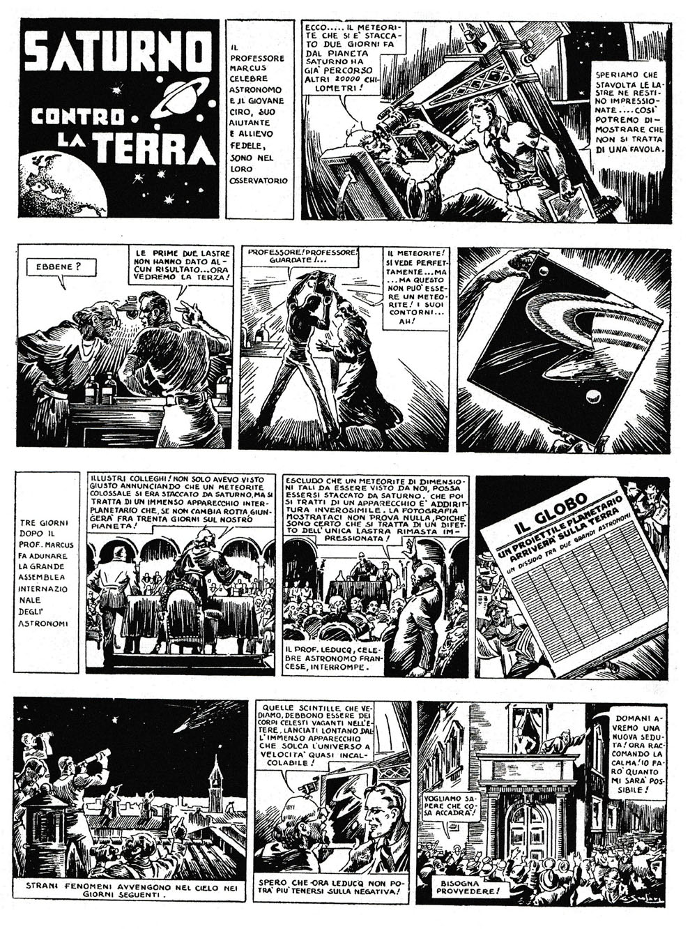 Saturno contro la Terra