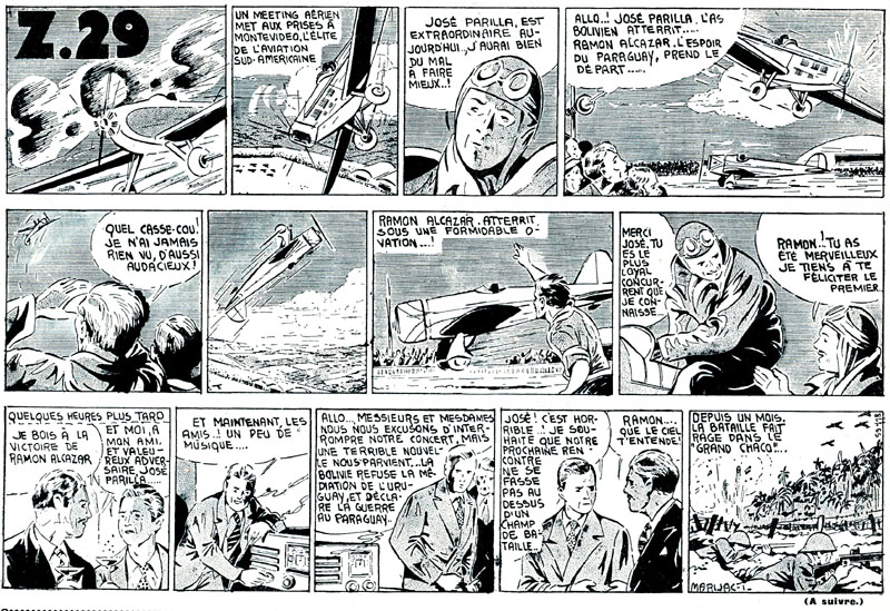 MARIJAC,  Z.29.S.O.S.  in Pierrot n 9 (27 fvrier 1938)