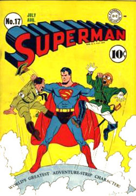 SIEGEL(Jerry), SHUSTER (Joe),  How Superman would end the war in Look Magazine (27 fvrier 1940)