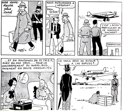 HERG,  Tintin chez les Arumbayas  [LOreille casse] in Le Petit vingtime n 32 (18 mars 1936)