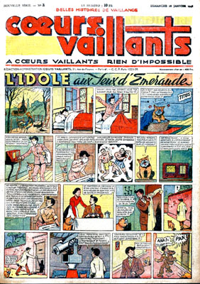 Couverture de Coeurs vaillants 3 de 1948