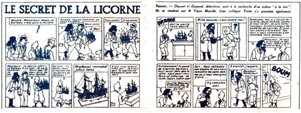 le secret de la licorne dans le numro 11 version bleue