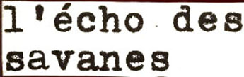 l'Echo des Savanes
