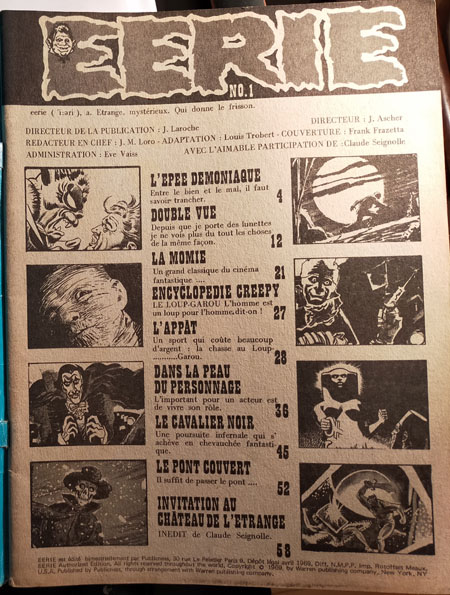 sommaire de la version 1