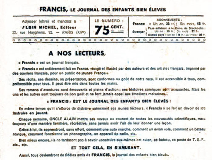 Editorial du numro 1