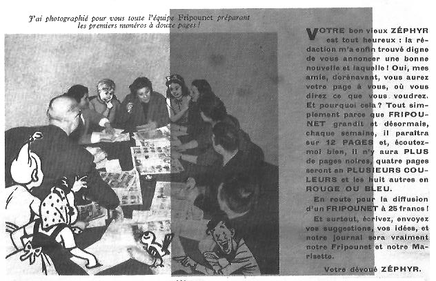 Annonce de la nouvelle formule  12 pages dans le numro 14