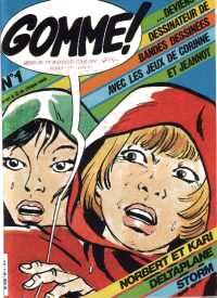 Couverture du premier numéro de Gomme !