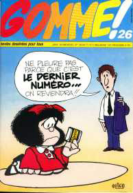 Couverture du numero Gomme 26