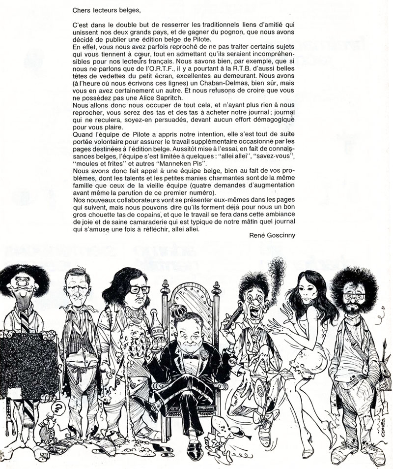 Chers lecteurs belges