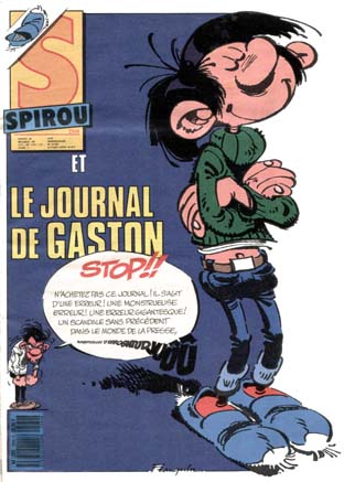 Couverture du journal de Gaston