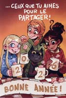 Carte de voeux verso