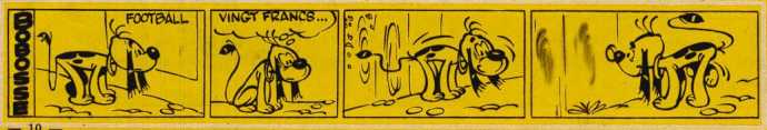 Le premier gag de Bobosse dans Spirou