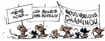 Les souris (© Franquin)