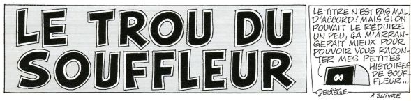 Le trou du souffleur