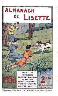 Couverture du numero Almanach 1938 Couverture du numero Almanach 1938