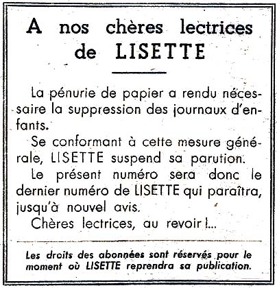  Annonce du num�ro 11