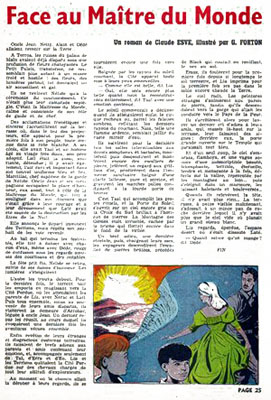 Face au matre du Monde