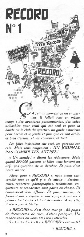 Editorial du numéro 1