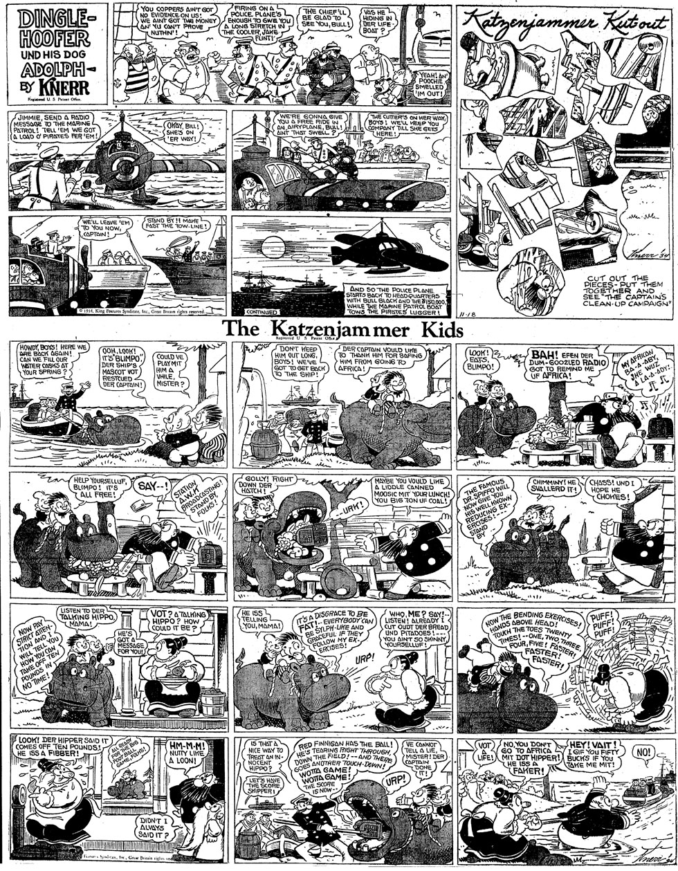 VO de la planche du 18/11/1934