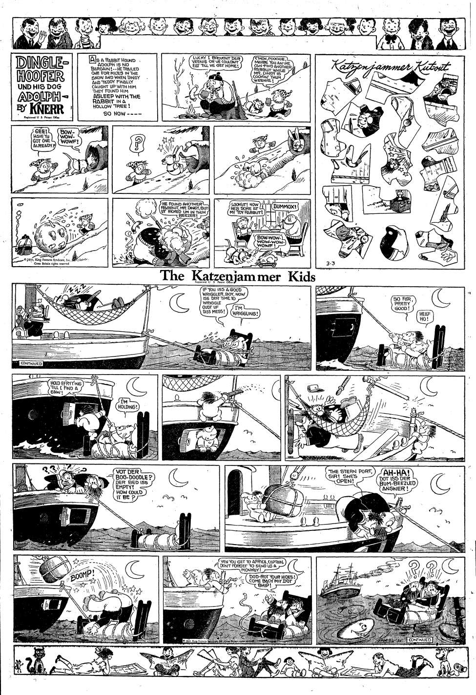 VO de la planche du 03/03/1935