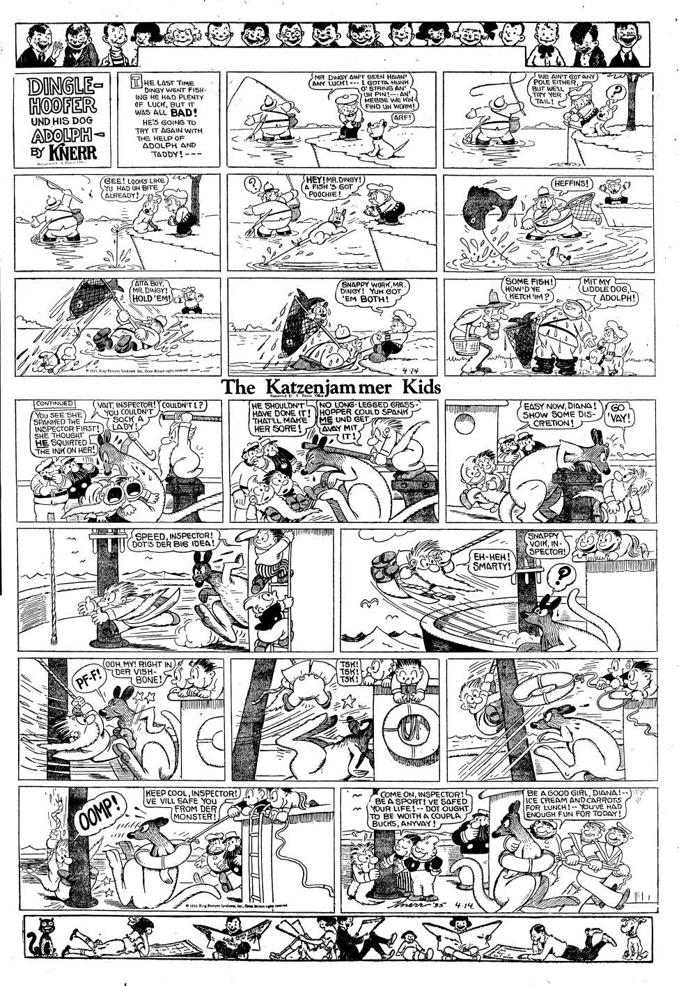 VO de la planche du 14/04/1935