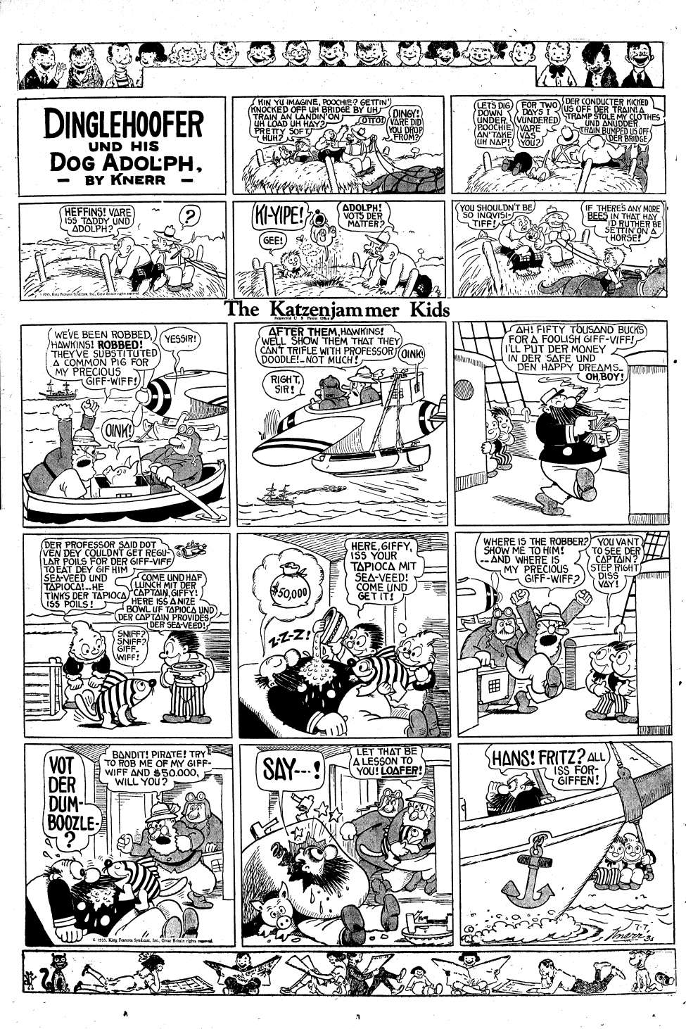 VO de la planche du 07/07/1935