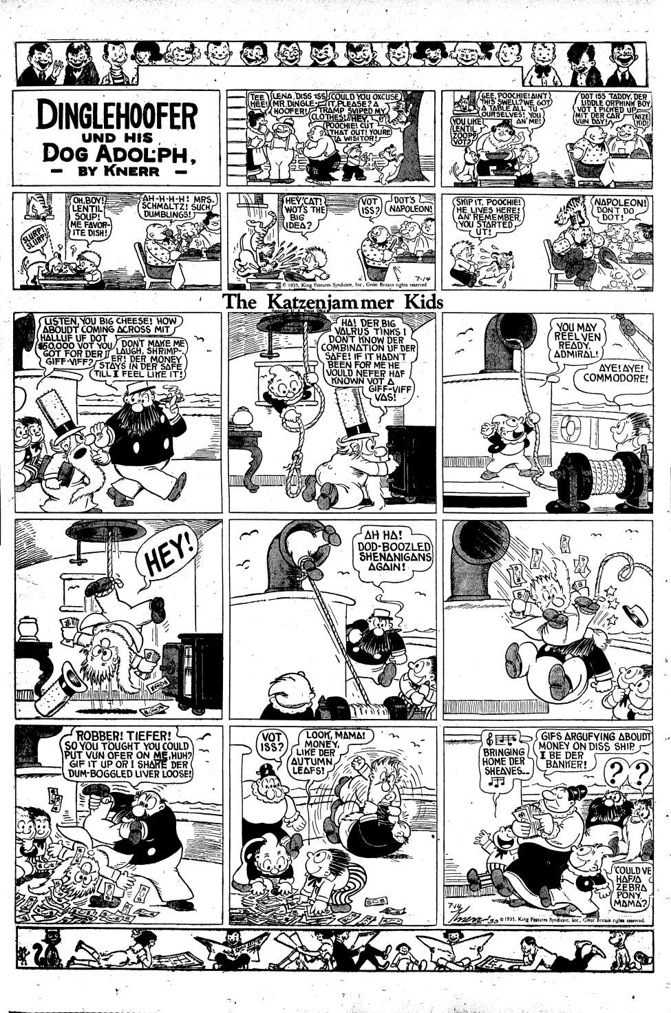 VO de la planche du 14/07/1935