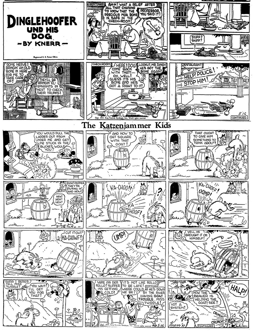 VO de la planche du 16/05/1937