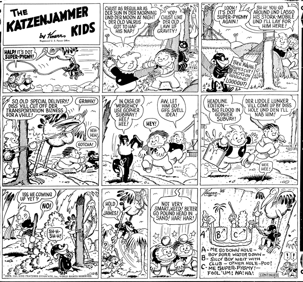 VO de la planche du 08/12/1946