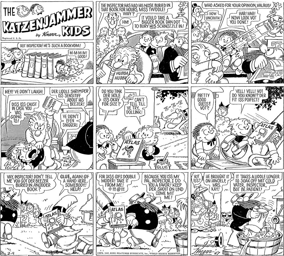 VO de la planche du 09/02/1947
