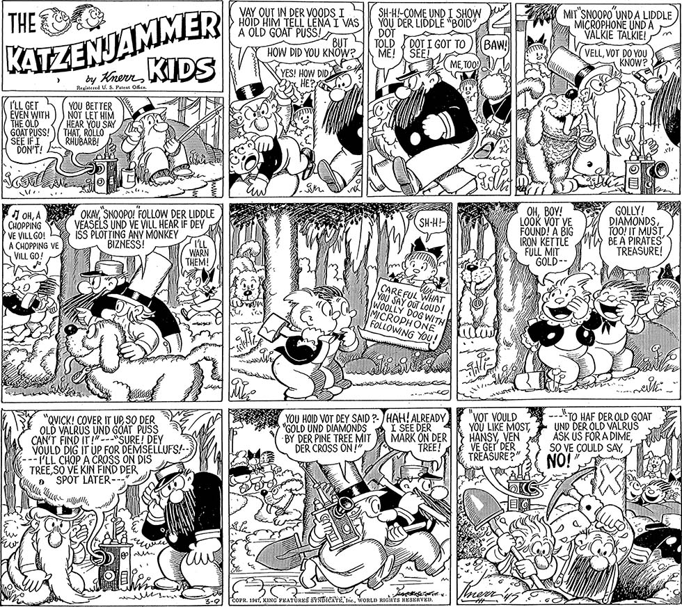 VO de la planche du 09/03/1947