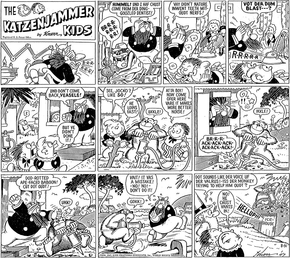 VO de la planche du 31/08/1947