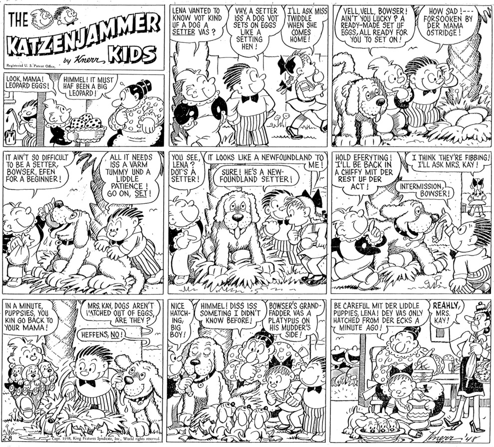 VO de la planche du 08/02/1948
