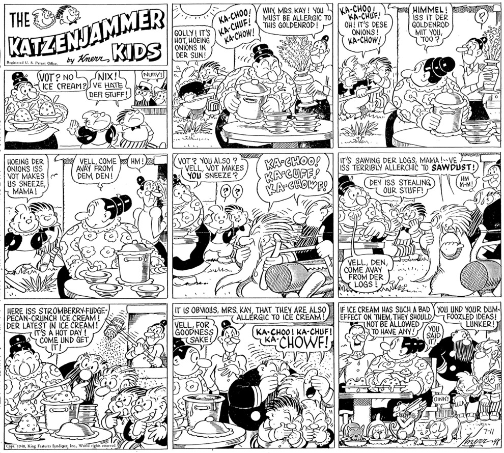 VO de la planche du 11/07/1948