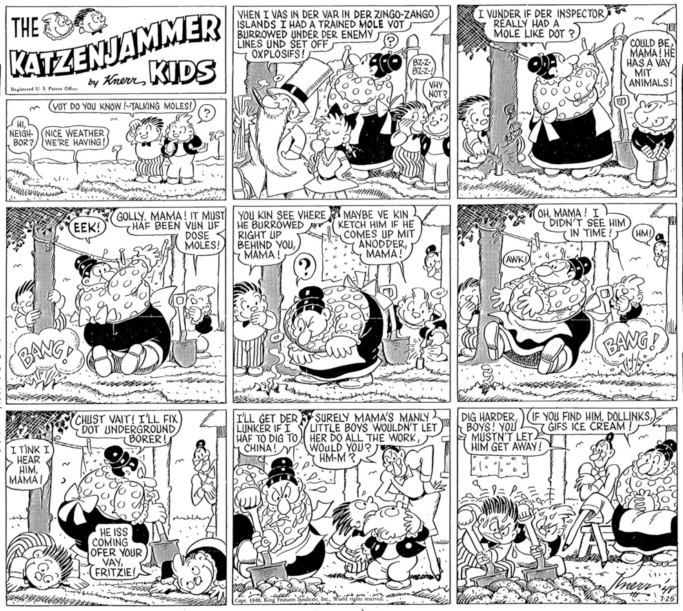 VO de la planche du 25/07/1948