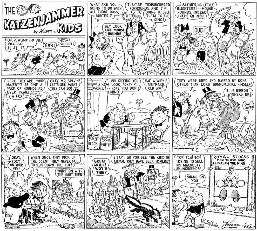 VO de la planche du 17/10/1948