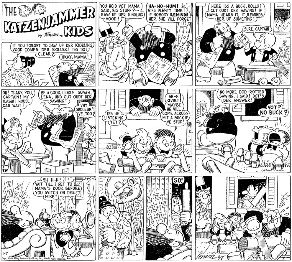 VO de la planche du 07/11/1948