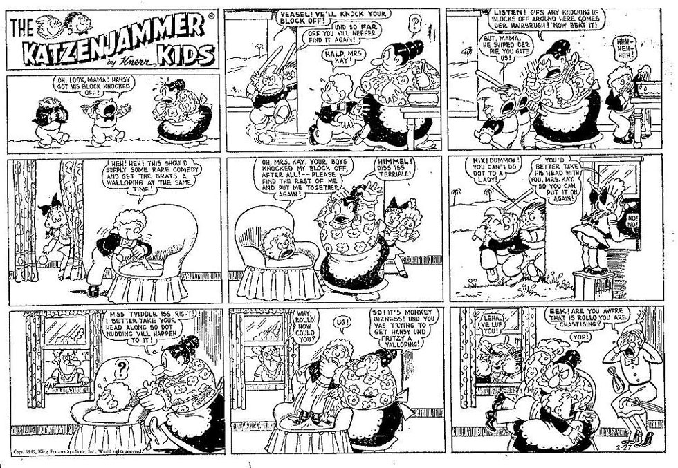 VO de la planche du 27/02/1949