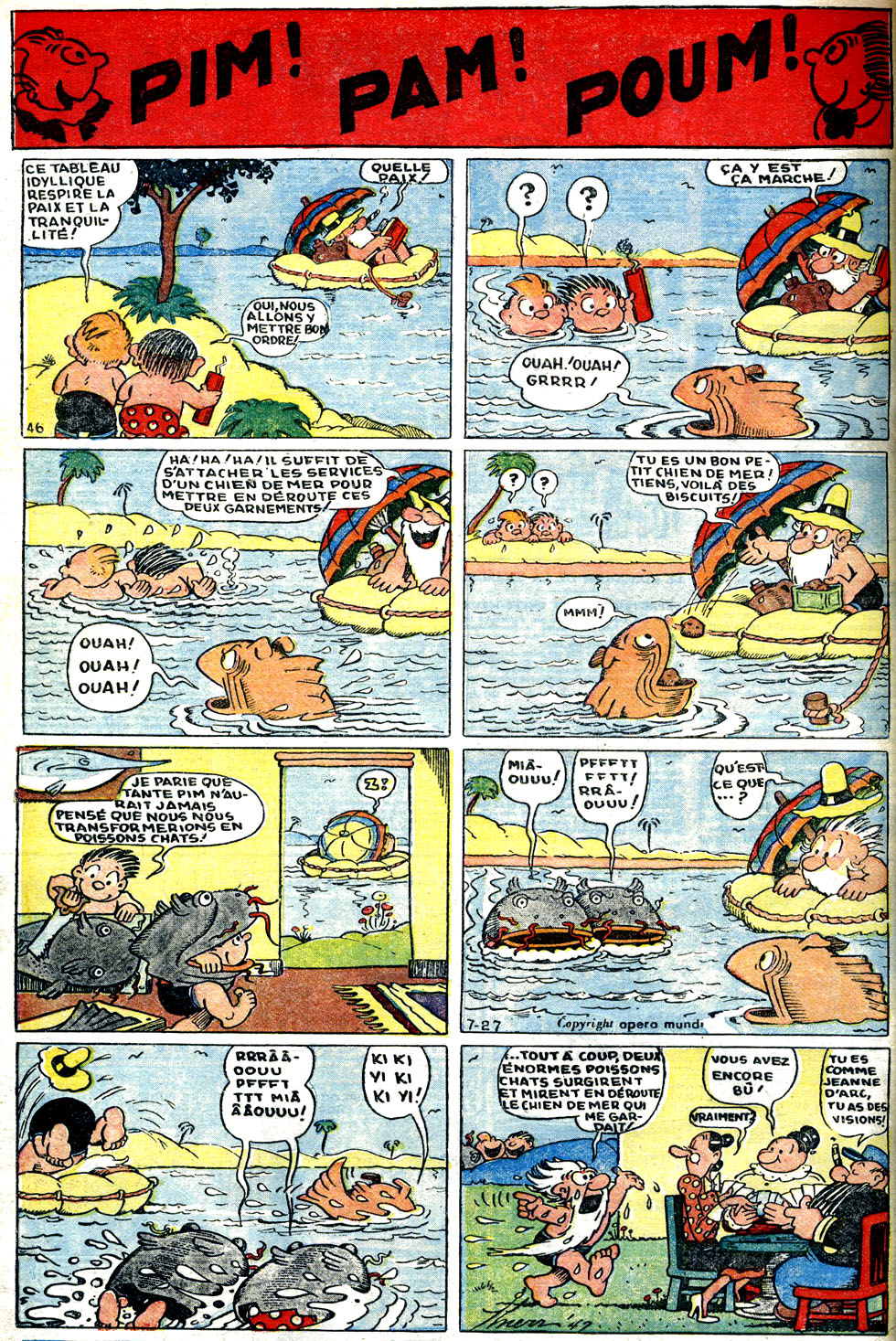 VF de la planche du 27/07/1947