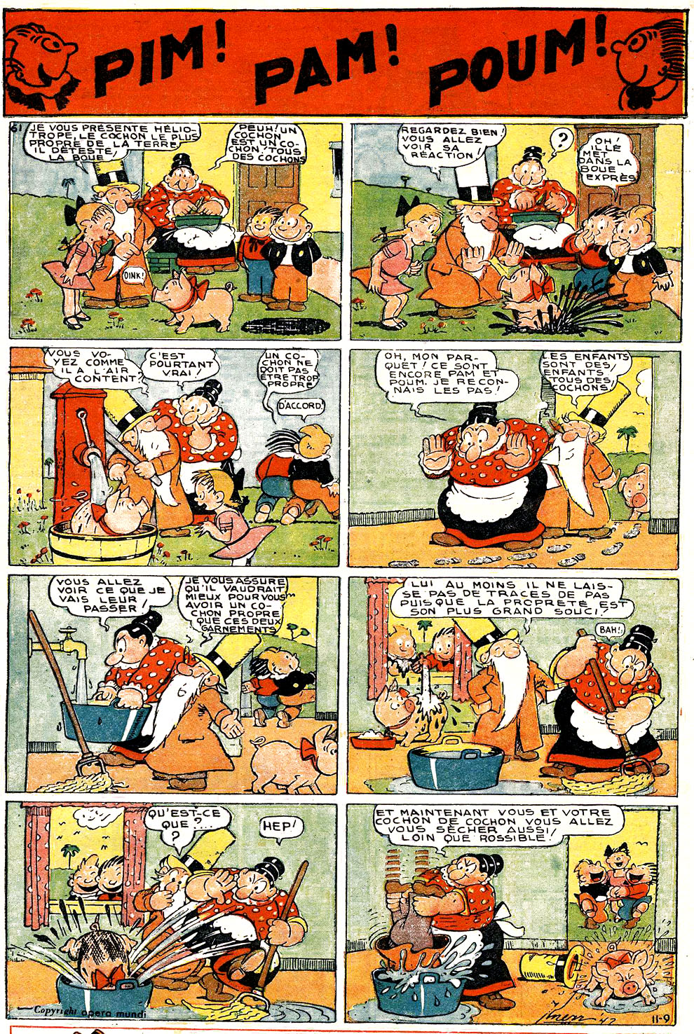 VF de la planche du 09/11/1947