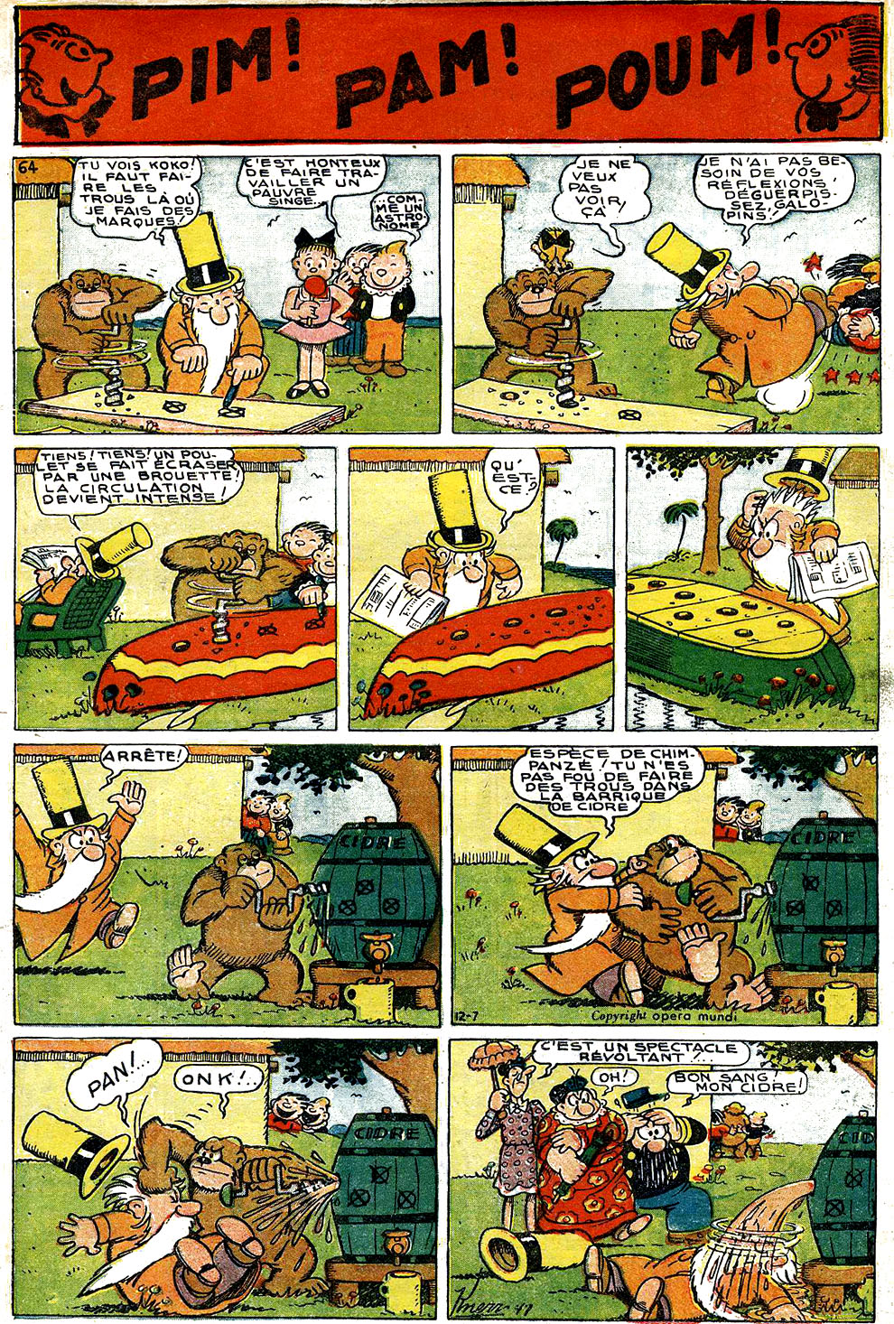 VF de la planche du 07/12/1947