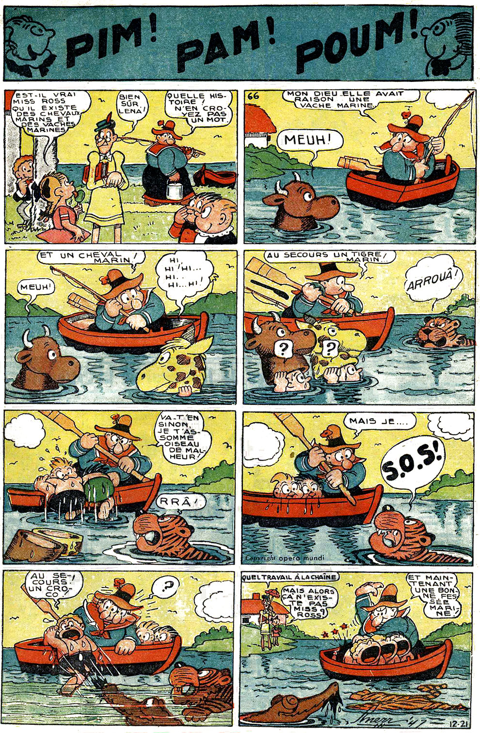 VF de la planche du 21/12/1947