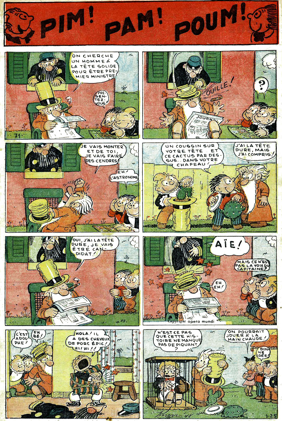 VF de la planche du 25/01/1948