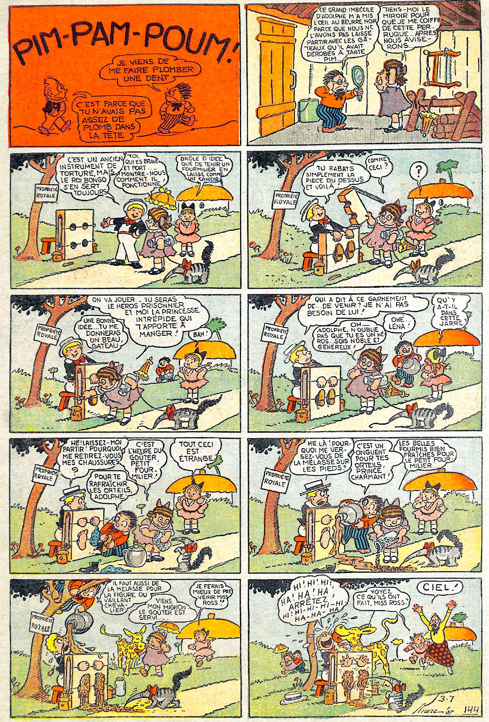 VF de la planche du 07/03/1937